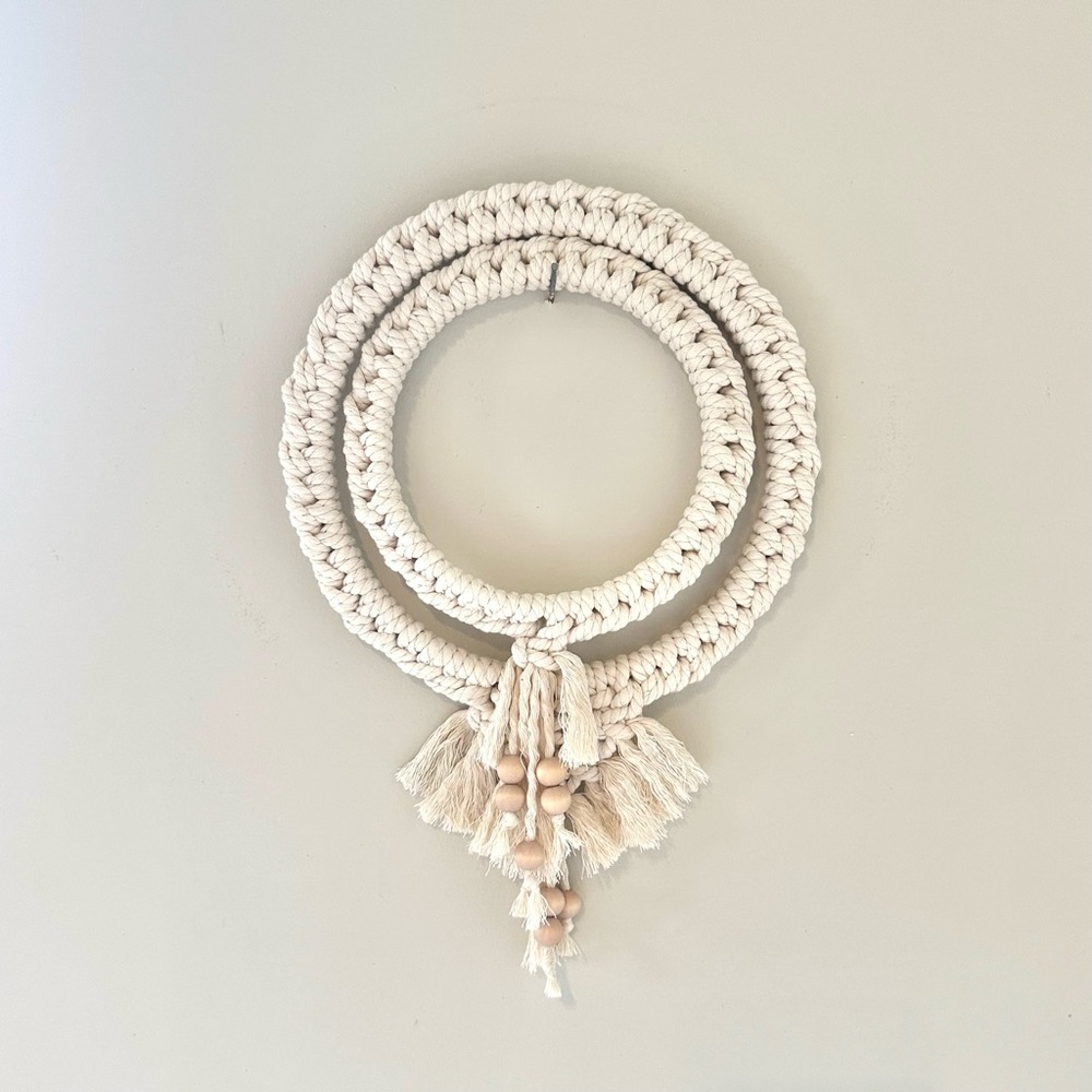 New Trivet Set, Handmade Macrame